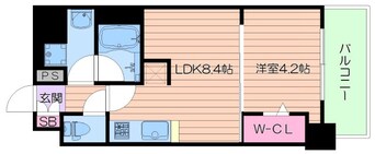 間取図 アーバネックス堂島