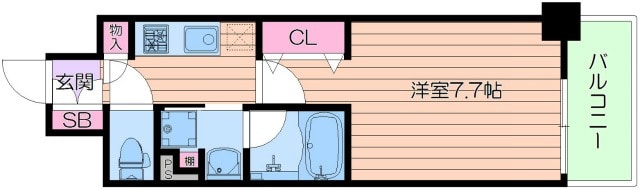 間取り図 アーバネックス堂島