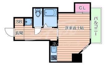 間取図 ル・パルトネール梅田北