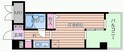 クレール東天満の間取図