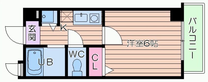 間取図 ラ・プラージュ同心