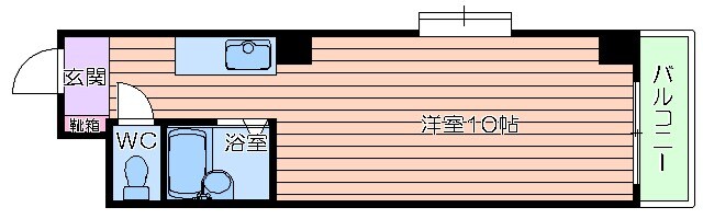 間取り図 サンウイング南森町
