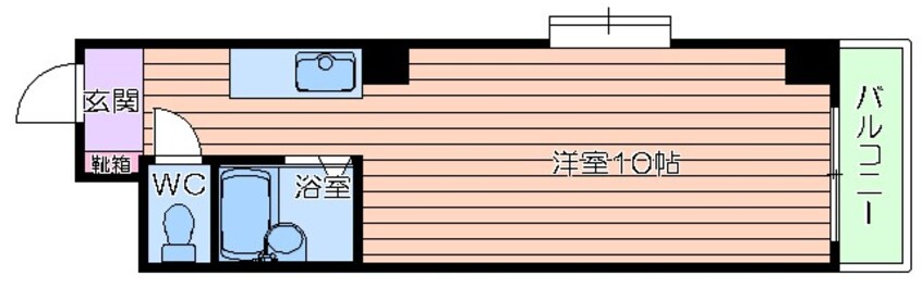 間取図 サンウイング南森町