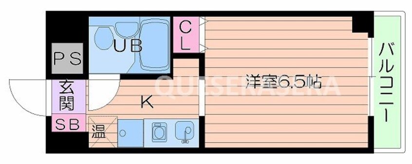 間取図 グランディ梅田北