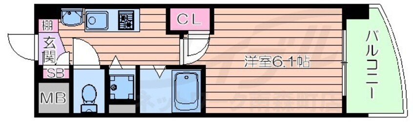 間取図 プレサンス天満ステーションフロント