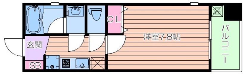 間取図 プロスペクト中之島