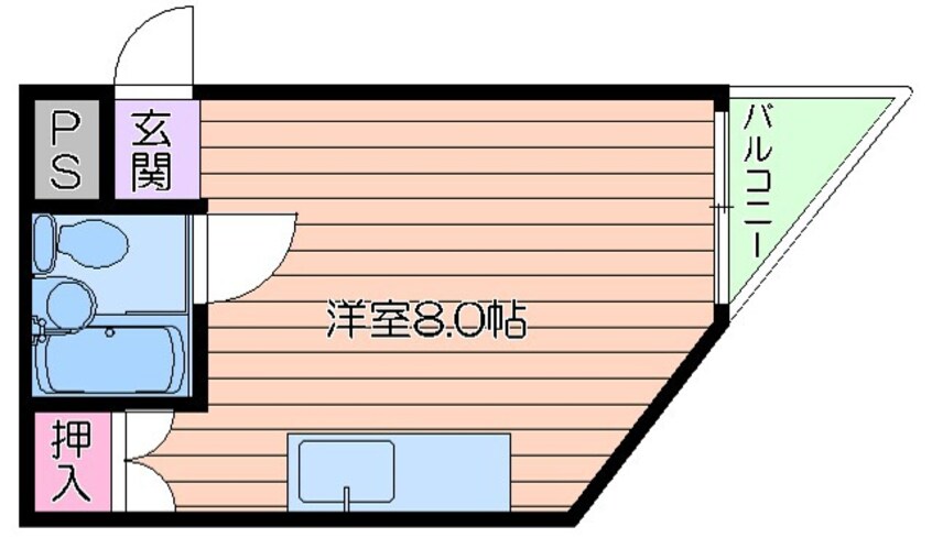 間取図 サンスリーハイツ長柄