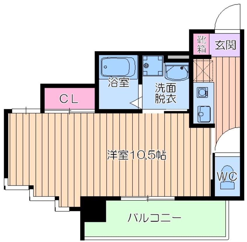 間取図 ビガーポリス１０１扇町