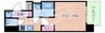 エグゼ堺筋本町 1Kの間取り