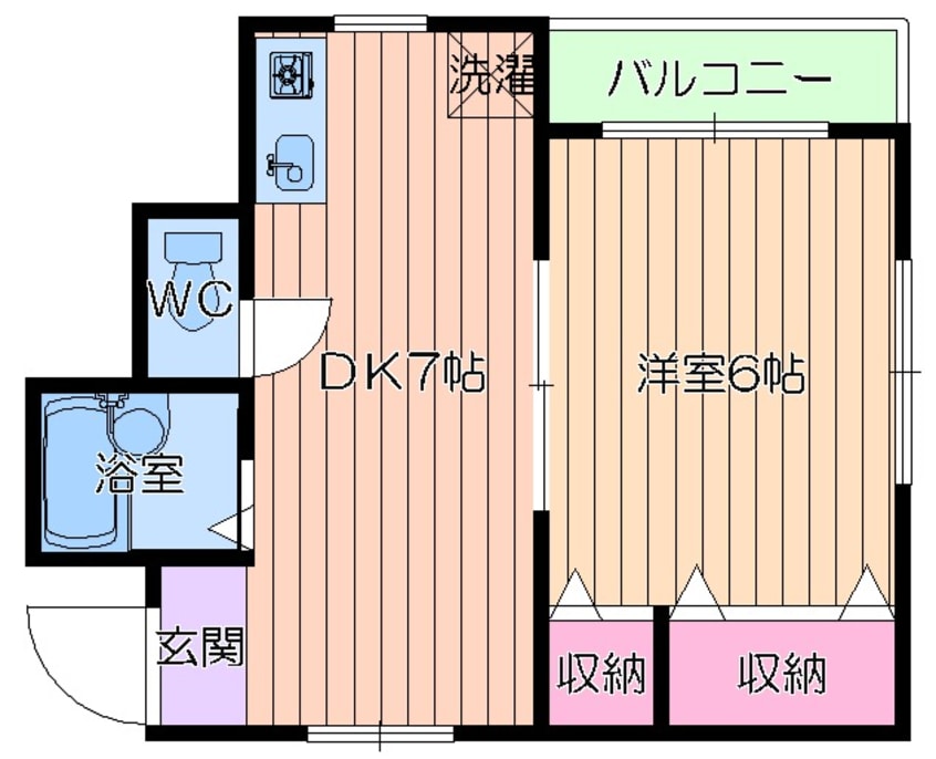 間取図 ハイツダウンタウン