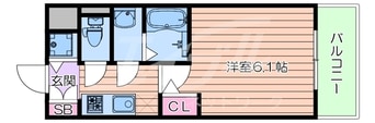 間取図 エスリード大阪梅田リュクス