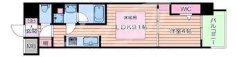 間取図 アーバネックス梅田中崎町