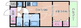 間取図 サムティ福島Rufle