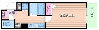 間取図 プレサンス梅田フロンティア