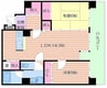 プレサンス梅田フロンティア 2LDKの間取り