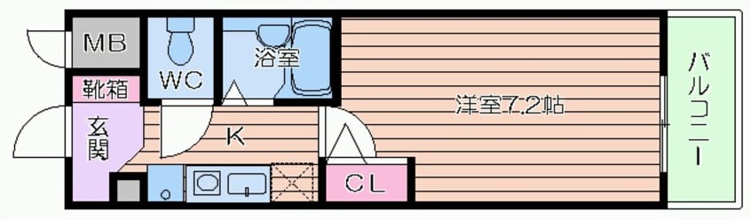間取図 ラナップスクエア南森町
