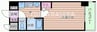 ラナップスクエア東天満 1Kの間取り
