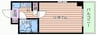 兎我野町聚楽マンション 1Kの間取り