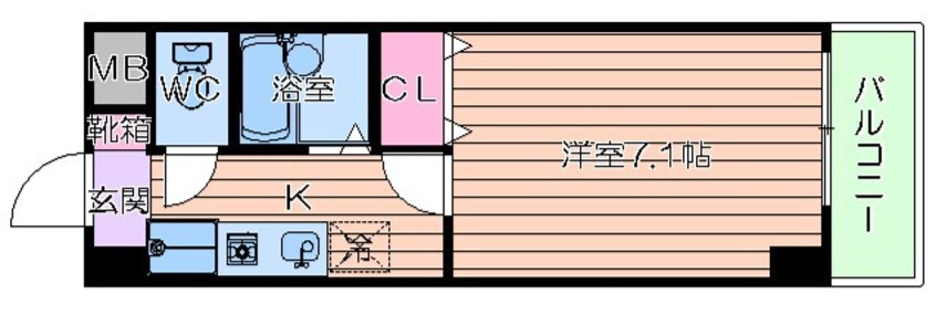 間取図 フェニックスコート天満橋