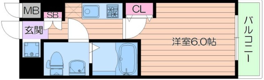 間取図 コンフォリア扇町