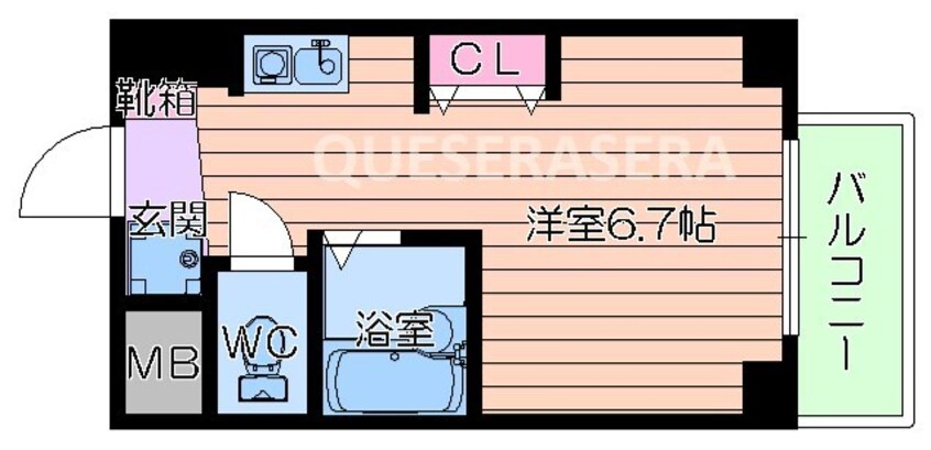 間取図 サンガ梅田