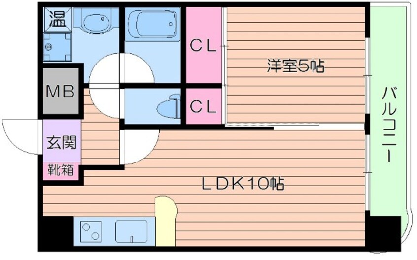 間取図 フローライト南森町