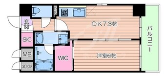 間取図 エステムコート新梅田