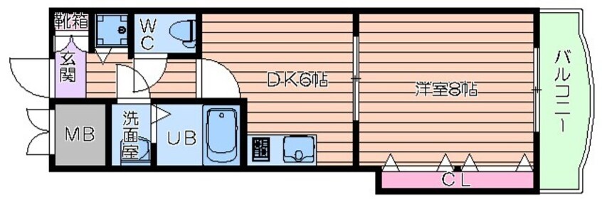 間取図 ノルデンタワー天神橋