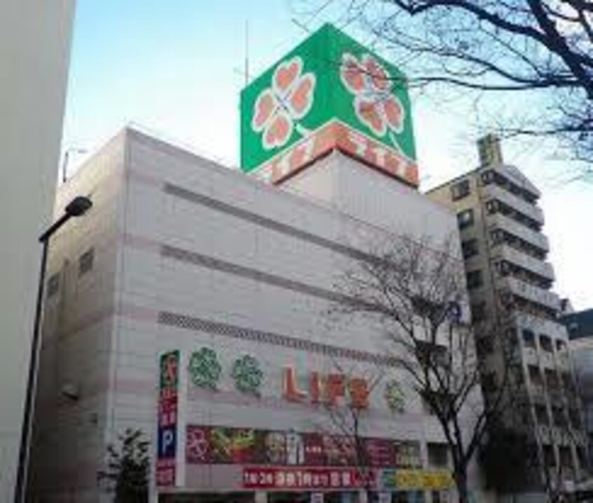 ライフ本庄店(スーパー)まで498m※ライフ本庄店 ノルデンハイム天神橋