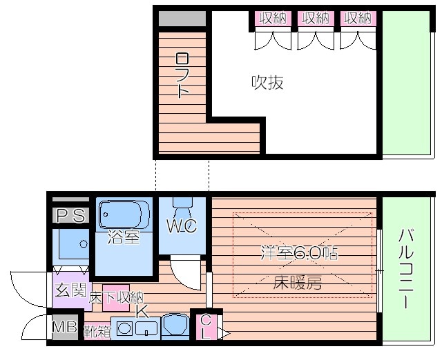 間取り図 エステムコート梅田東アクアパレス