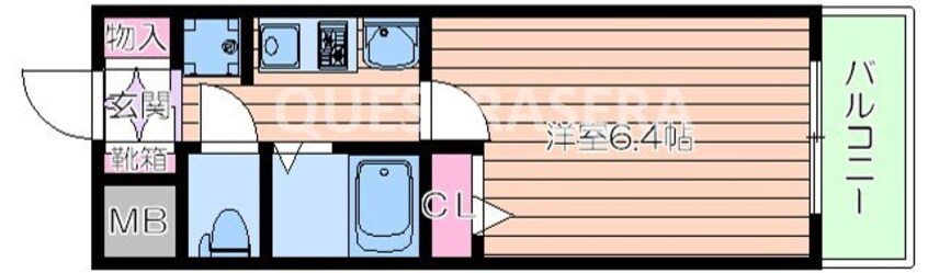 間取図 エステムコート梅田・天神橋リバーフロント