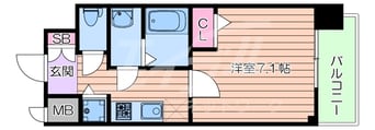間取図 S-RESIDENCE天満Gracis