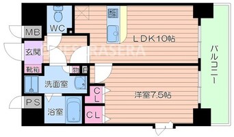 間取図 リーガル西天満