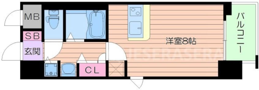 間取図 アクアプレイス天満クラシック