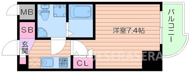 間取り図 ミュプレ北浜EAST(旧名称  SEST北浜)