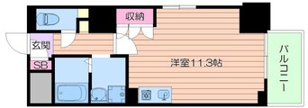 間取図 エルヴェ東天満