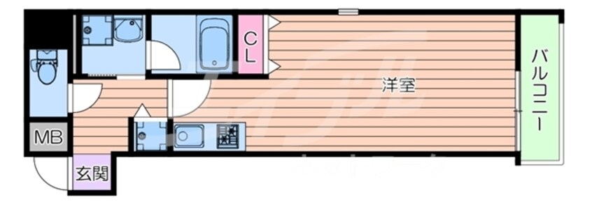 間取図 アムズメイプル扇町