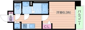 間取図 プレサンス梅田東アルファ