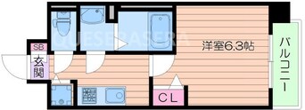 間取図 プレサンス梅田東アルファ