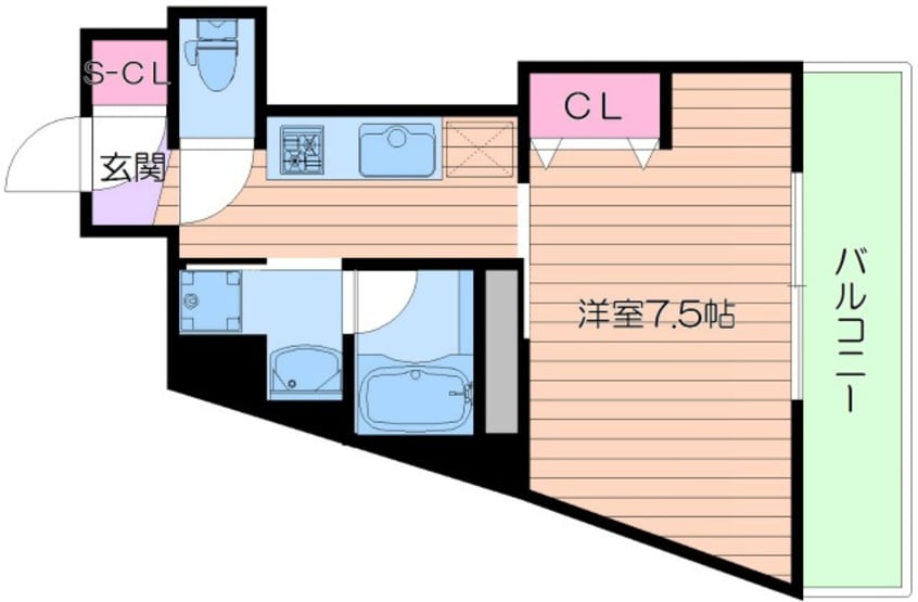 間取図 アクアプレイス梅田5