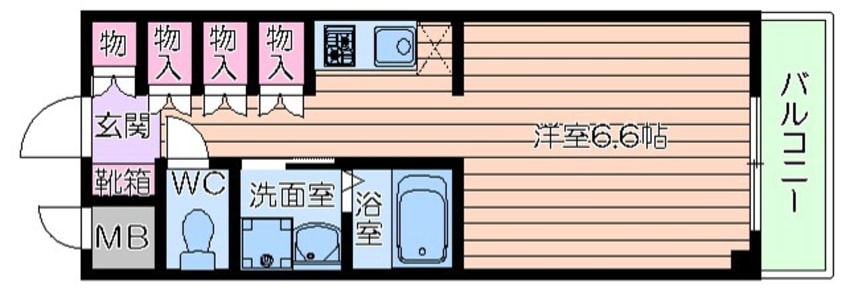 間取図 アークアベニュー梅田北