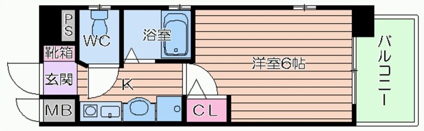 間取図 エスリード東天満第2