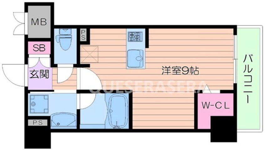 間取図 ラルーチェ北梅田