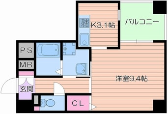 間取図 エスタブレ南森町