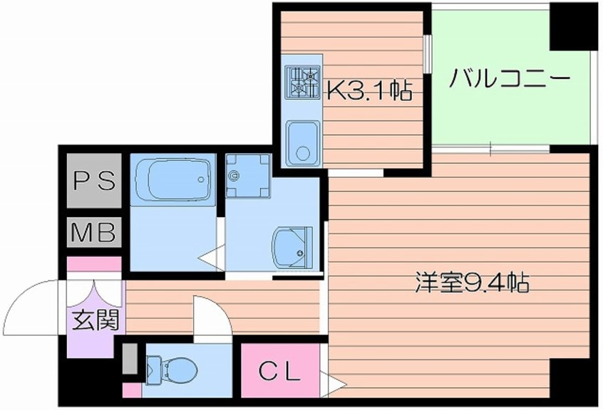 間取図 エスタブレ南森町