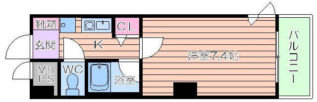 間取り図 エスティライフ梅田新道
