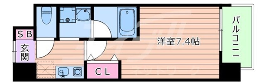 間取図 BROAD 新うめきたRESIDENCE