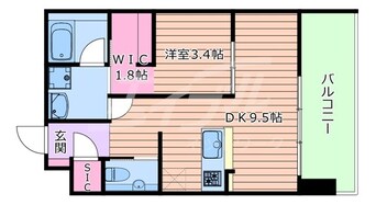 間取図 ベネチア天満橋