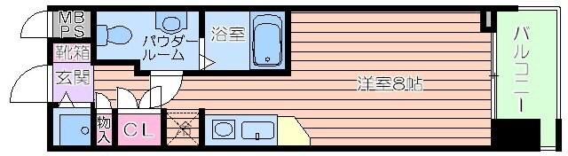 間取り図 エスリード御堂筋梅田