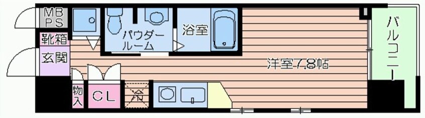 間取図 エスリード御堂筋梅田